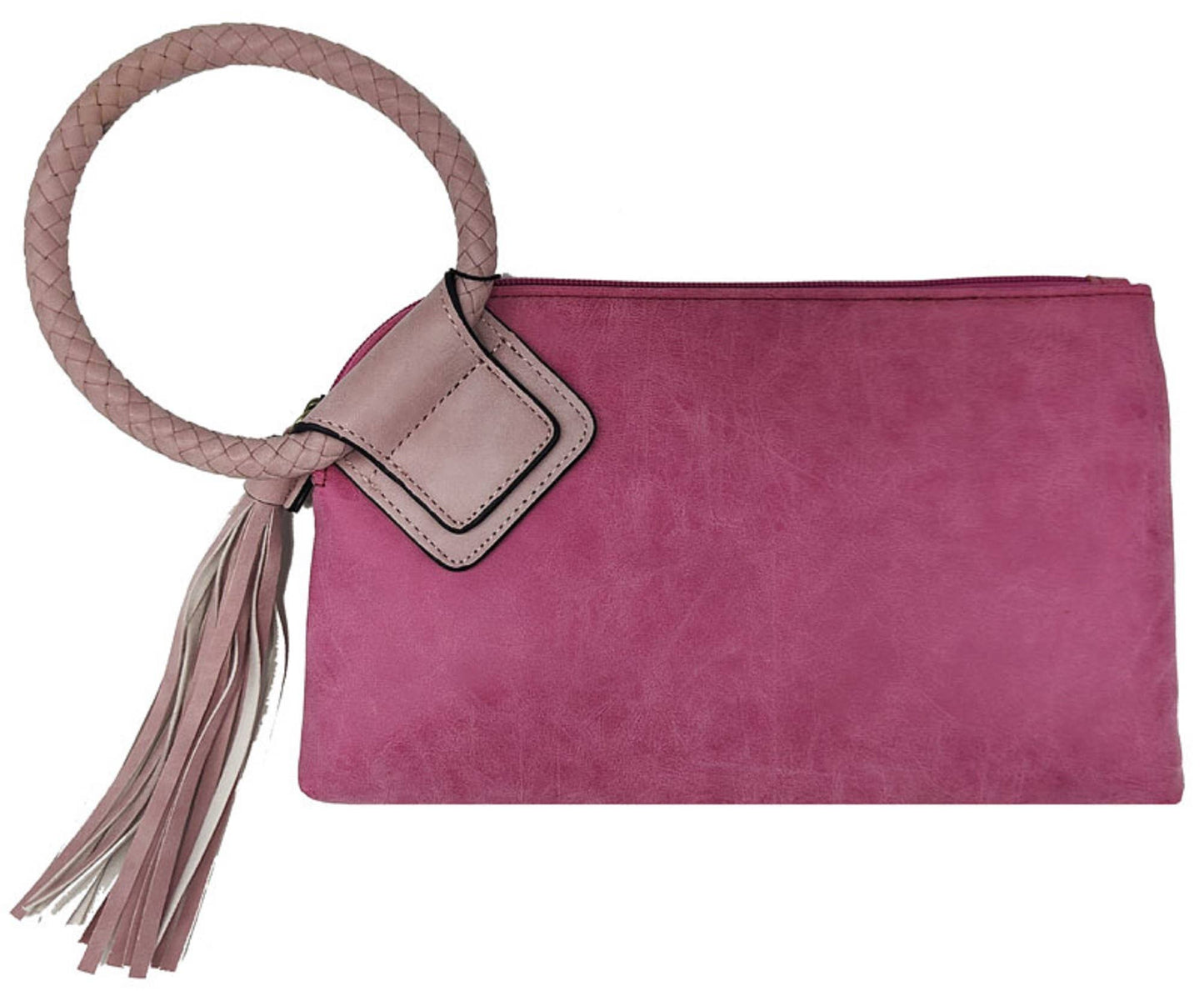 Two Toned Boho Wristlet
