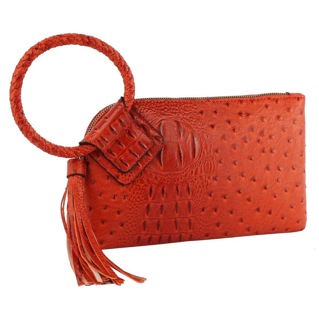 Tasia Croc Wristlet