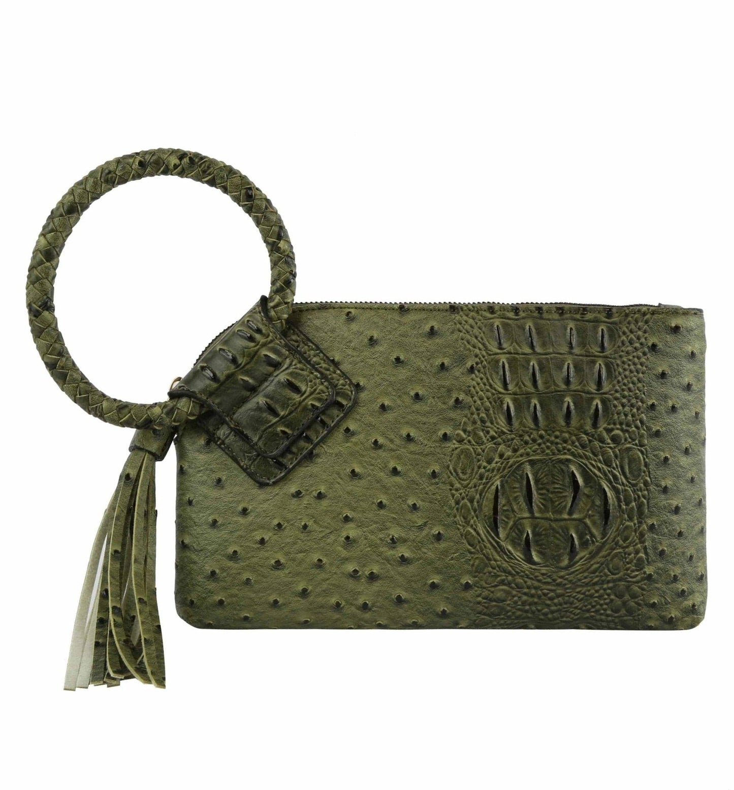 Tasia Croc Wristlet