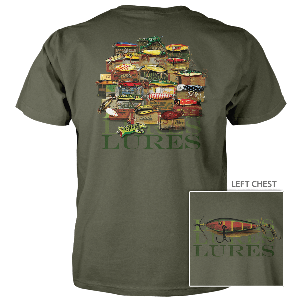 Lures Lures Lures Cotton T-Shirt