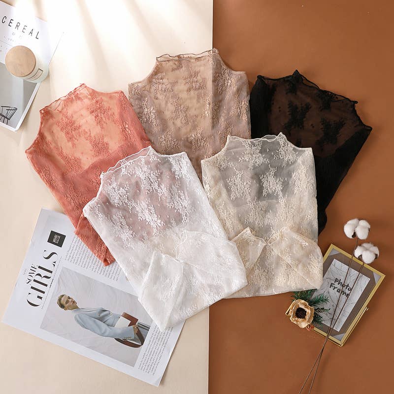 Floral Lace Sheer Top