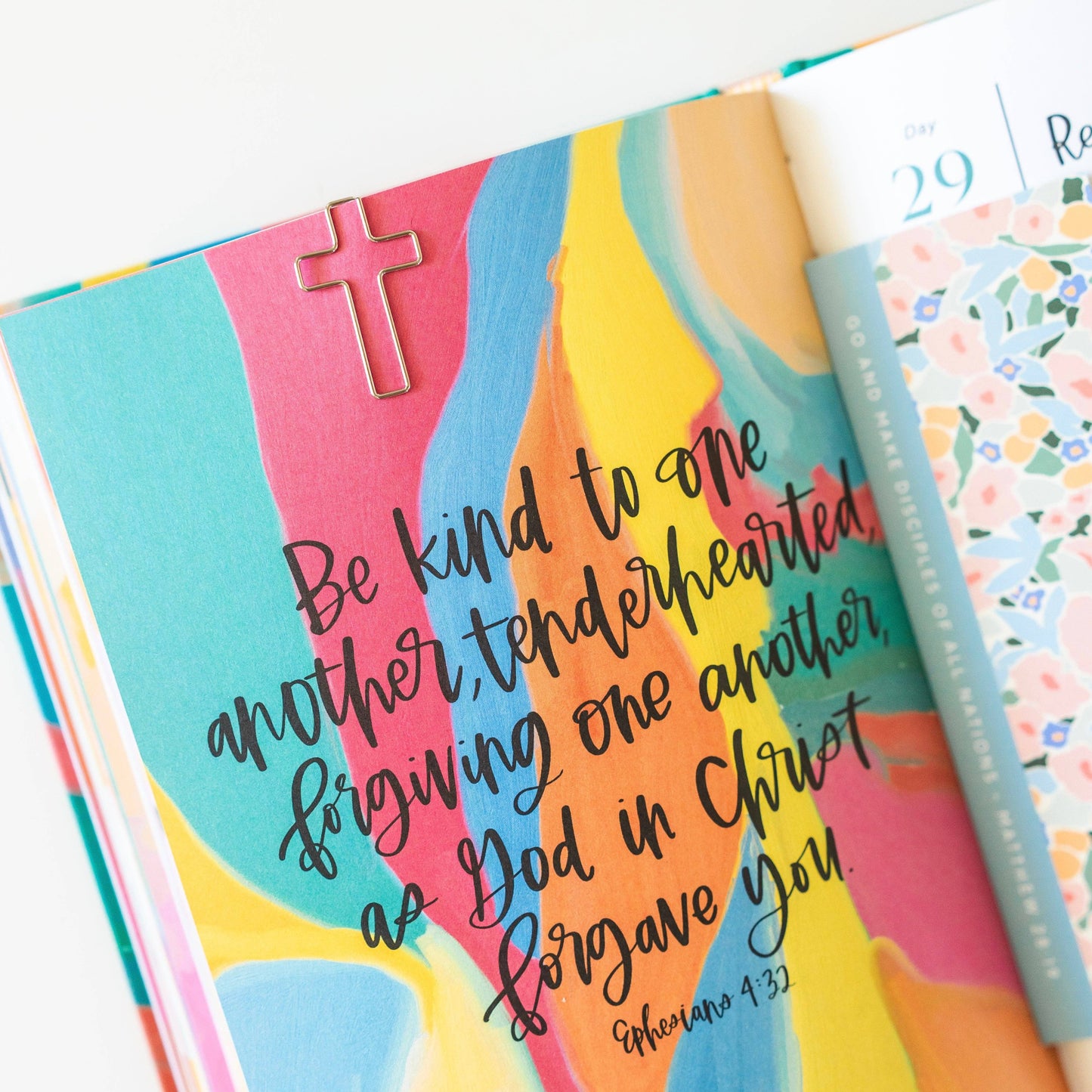 Ryan & Rose - Bookmark + Cross Paper Clips