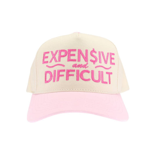 C.C Beanie - Expensive and Difficult C.C Embroidered Trucker Hat TCM0002