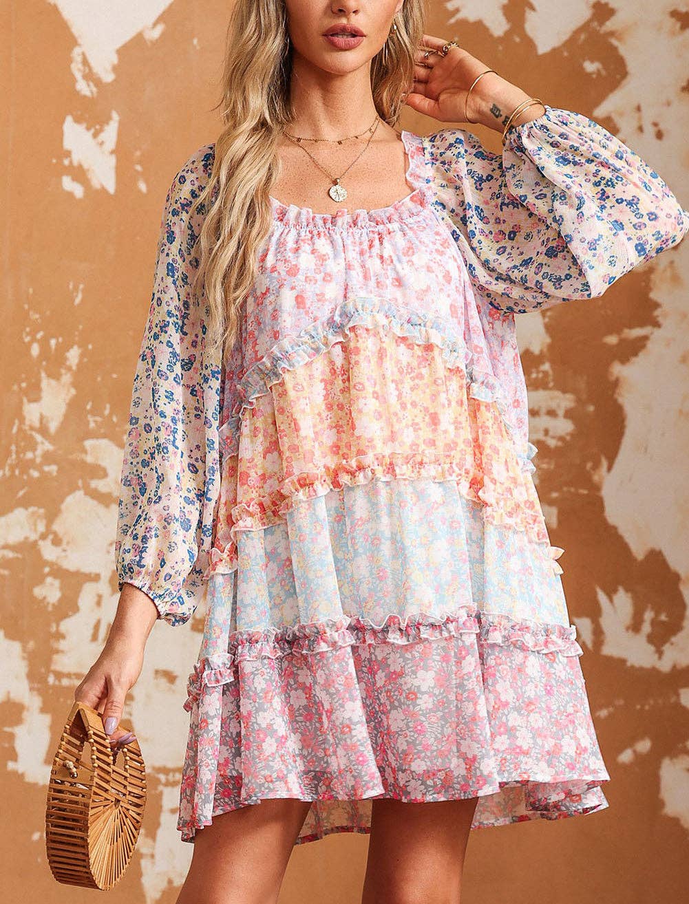 The Maddie Floral Tiered Dress