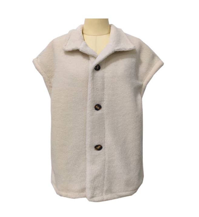 HIDDENBRAND - Casual Versatile Sleeveless Sherpa Fleece Warm Vest