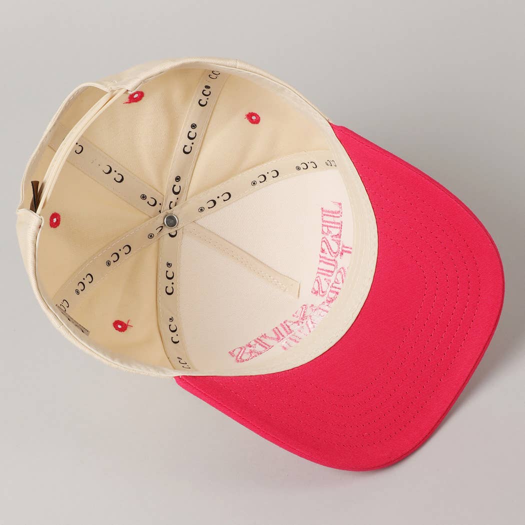 Jesus Saves, I Spend Embroidery Trucker Hat