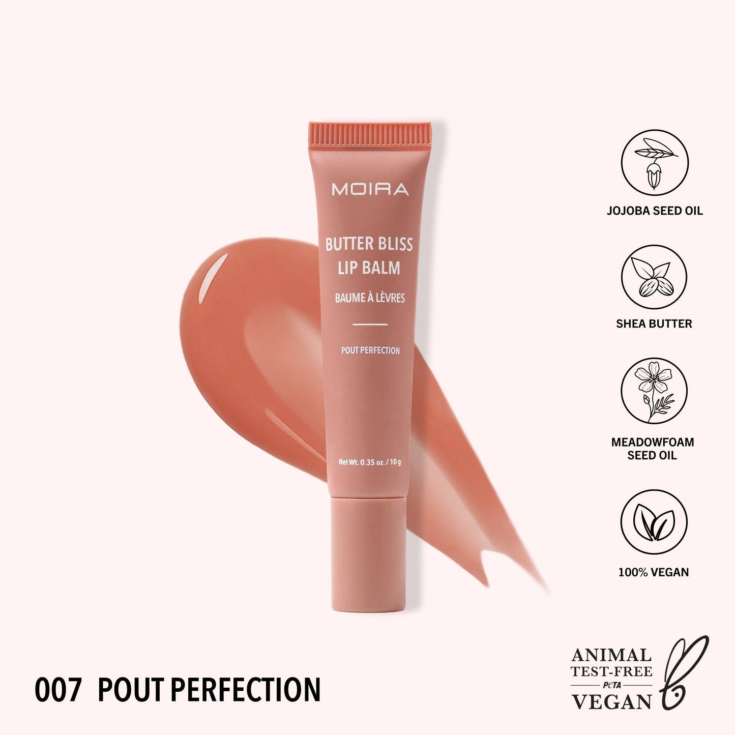 Moira - Butter Bliss Lip Balm (007, Pout Perfection)