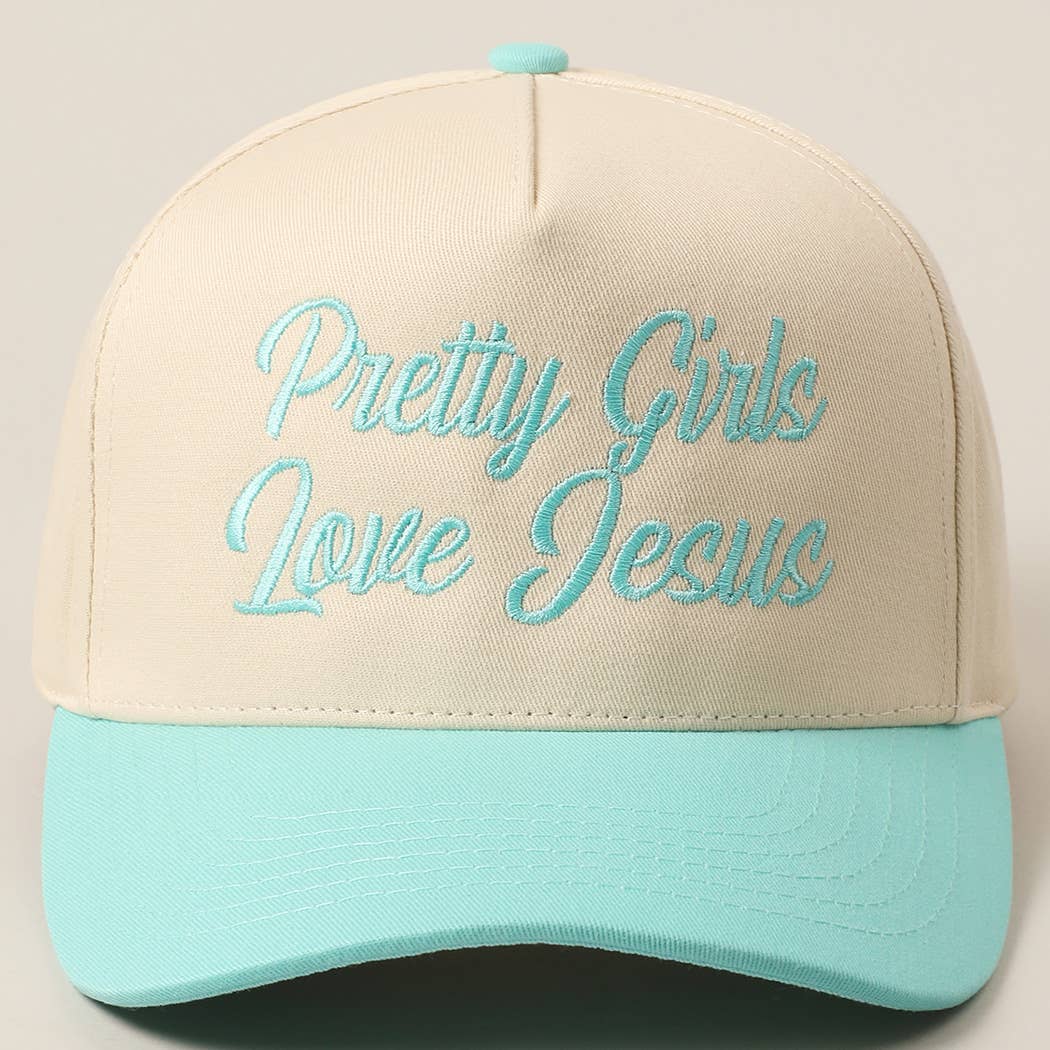 Pretty Girls Love Jesus Trucker Hat