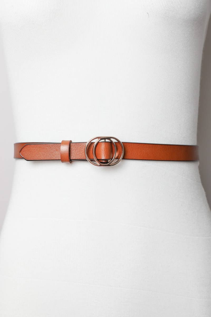 Double Ring Belt - Camel