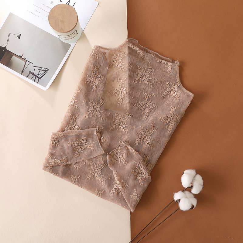 Floral Lace Sheer Top