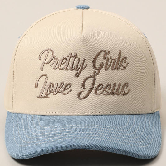 Pretty Girls Love Jesus Trucker Hat