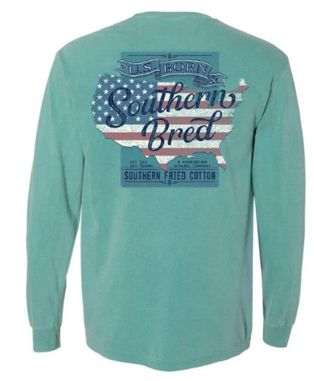 Southern Fried Cotton-Southern Bred LS Tee