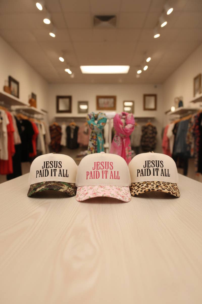 Jesus Paid It All Hat