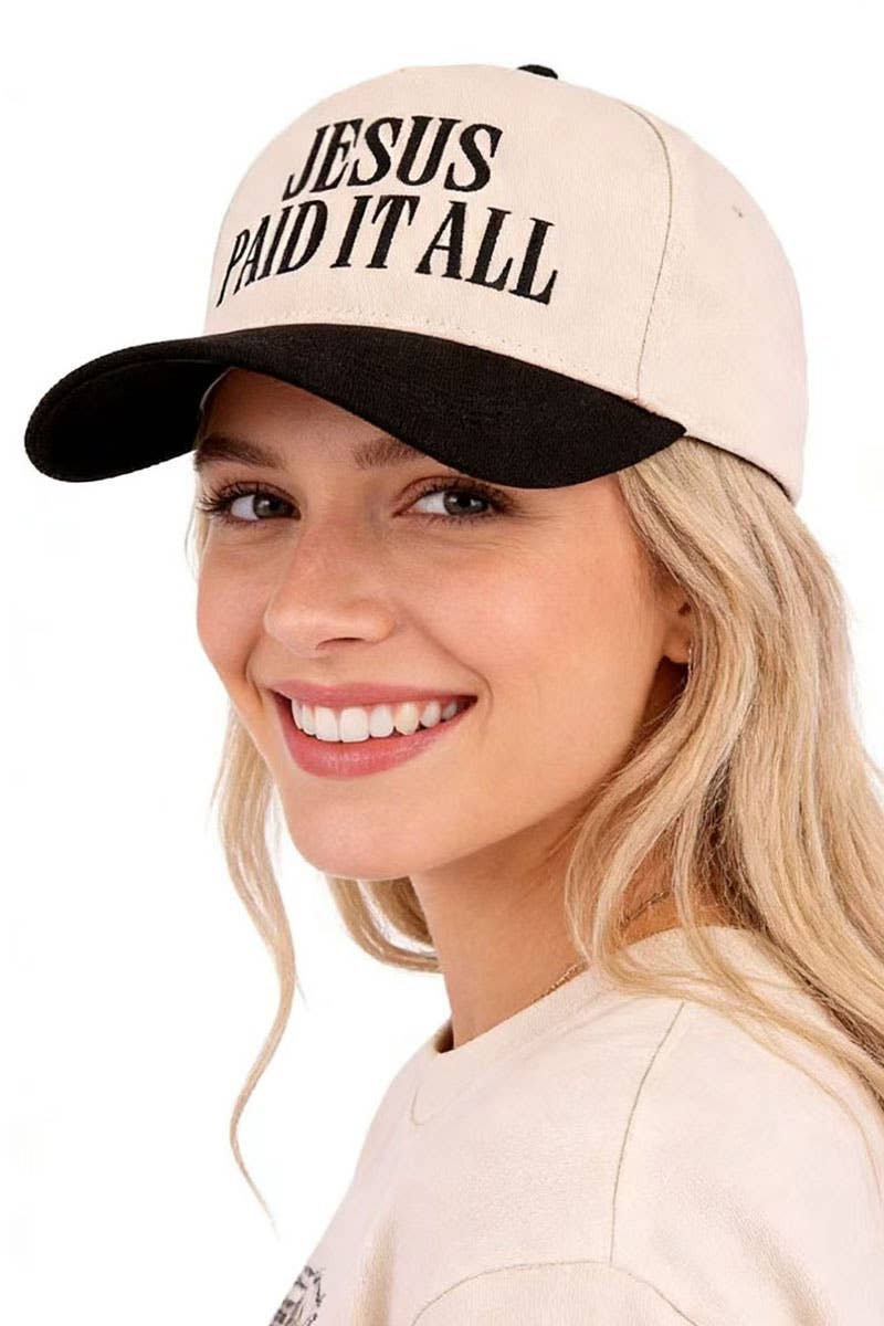 Jesus Paid It All Hat