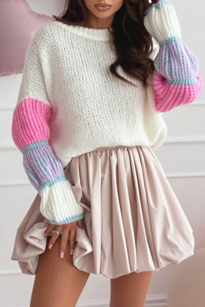 Valentine Colorblock Sweater