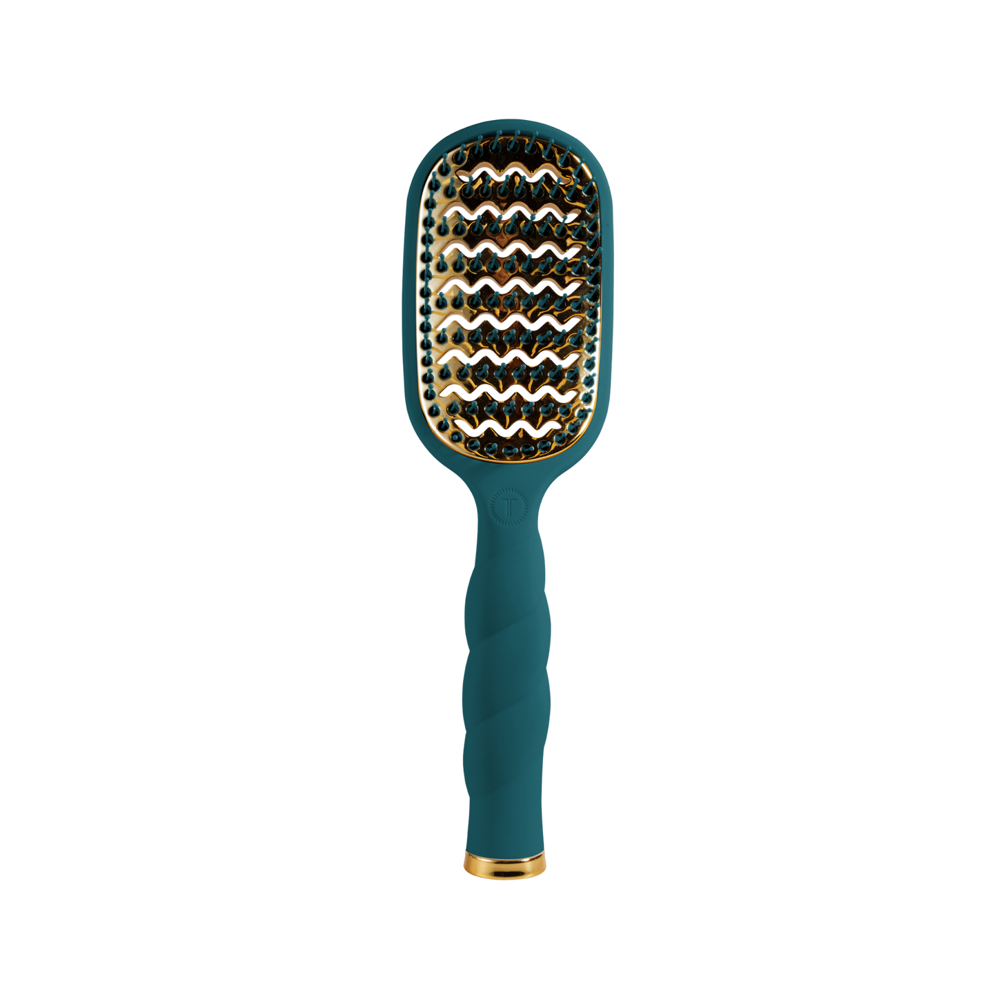TELETIES - Vented Hair Brush - Teal With It