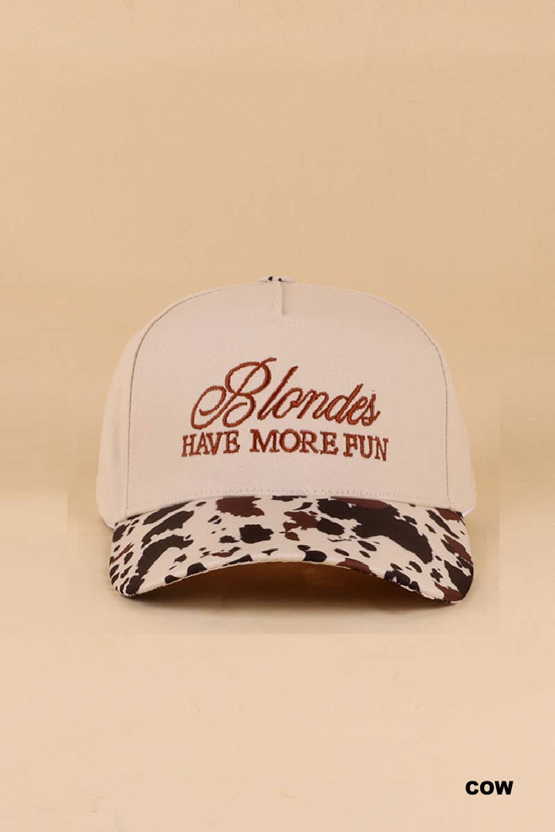 Blondes Have More Fun Hat
