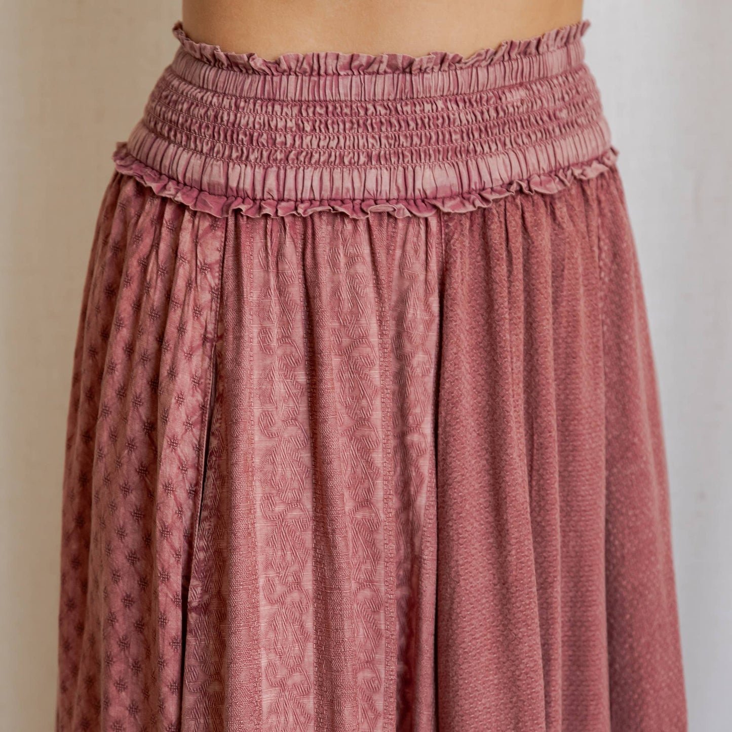 Ruffled Tiered Maxi Skirt
