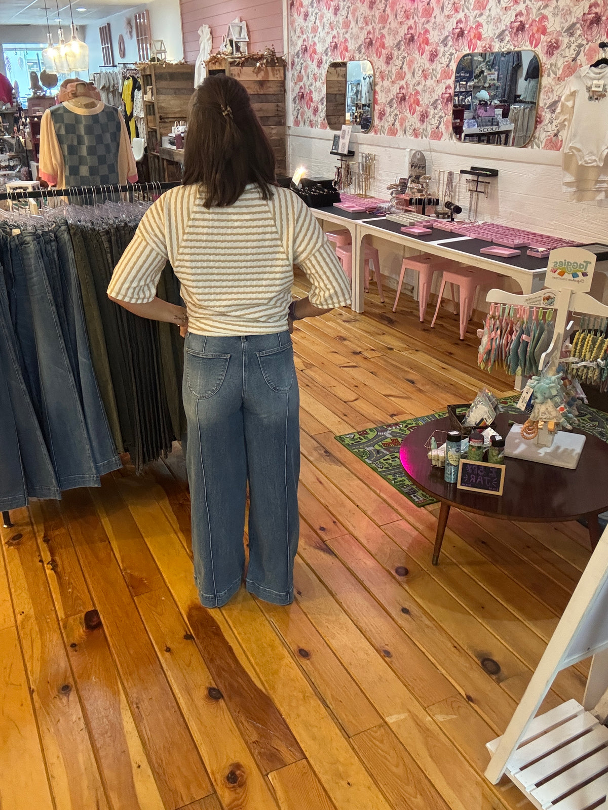 Palazzo Flare Jeans-Judy Blue