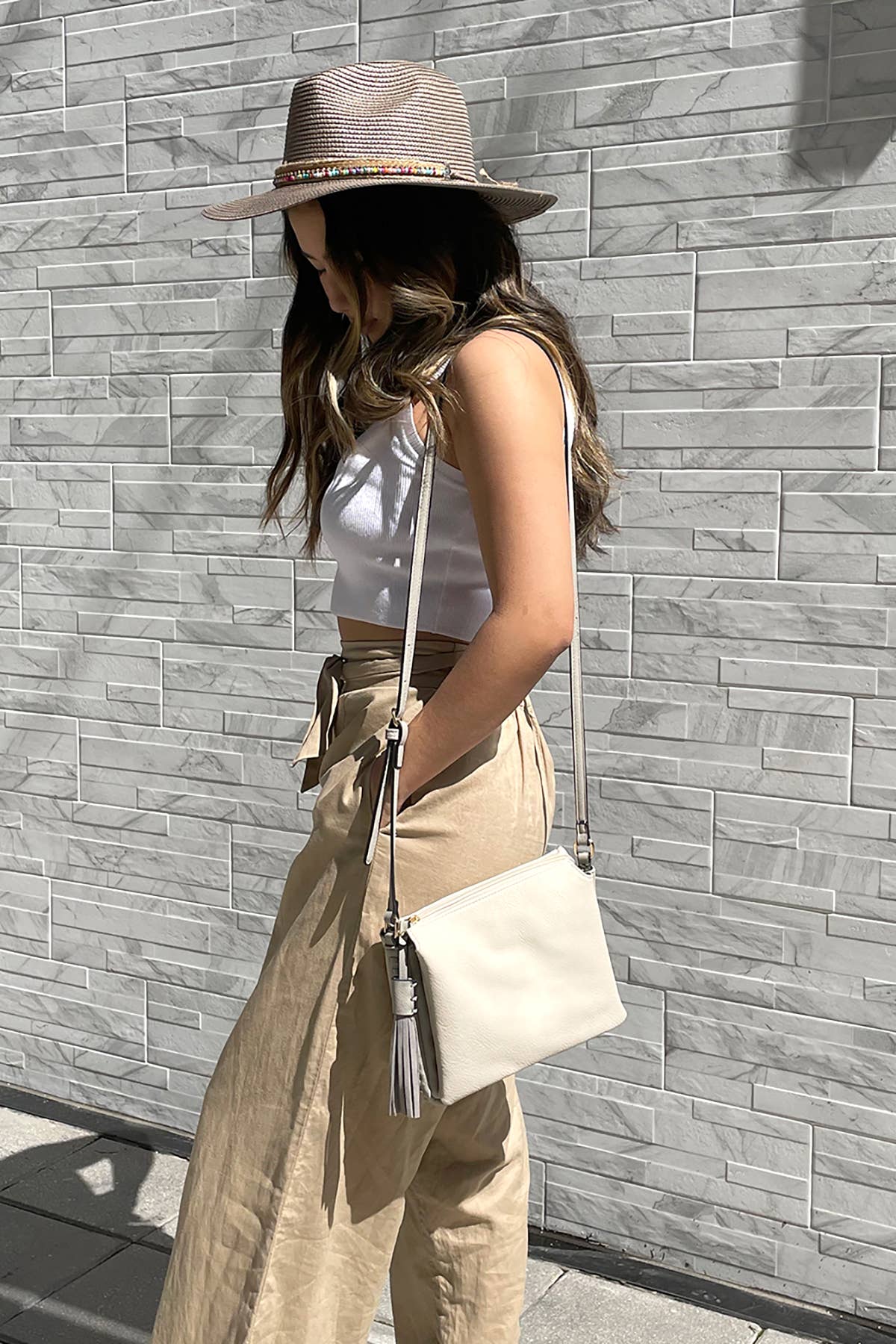 Sabrina Two Tone Crossbody