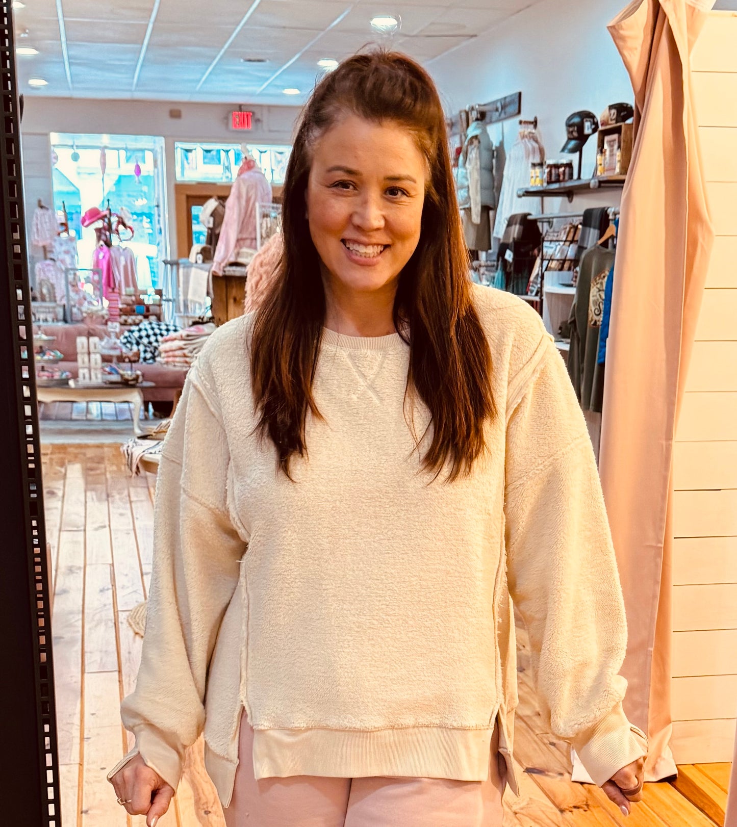 Very J Fleece Sweatshirt