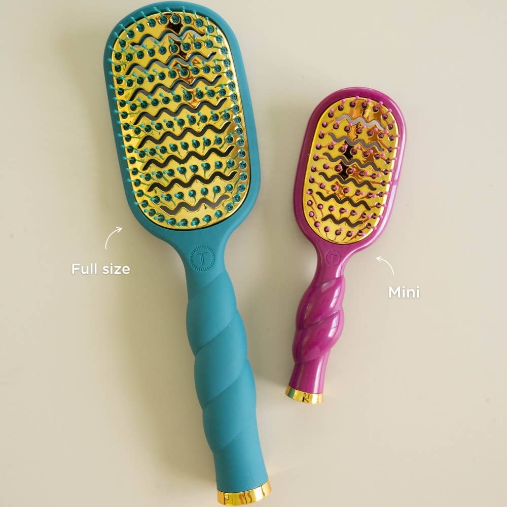 TELETIES - Mini Vented Hair Brush - Mulberry