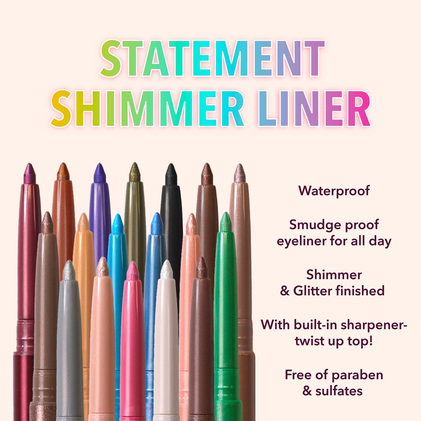 Moira Cosmetics - Statement Shimmer Liner (008, Shimmer Taupe)
