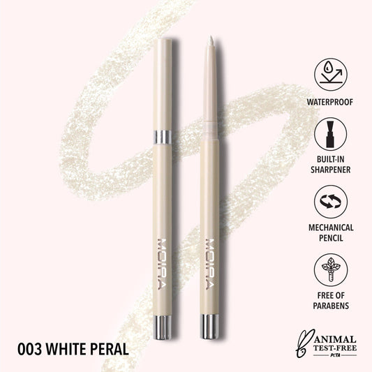 Moira Cosmetics - Statement Shimmer Liner (003, White Pearl)