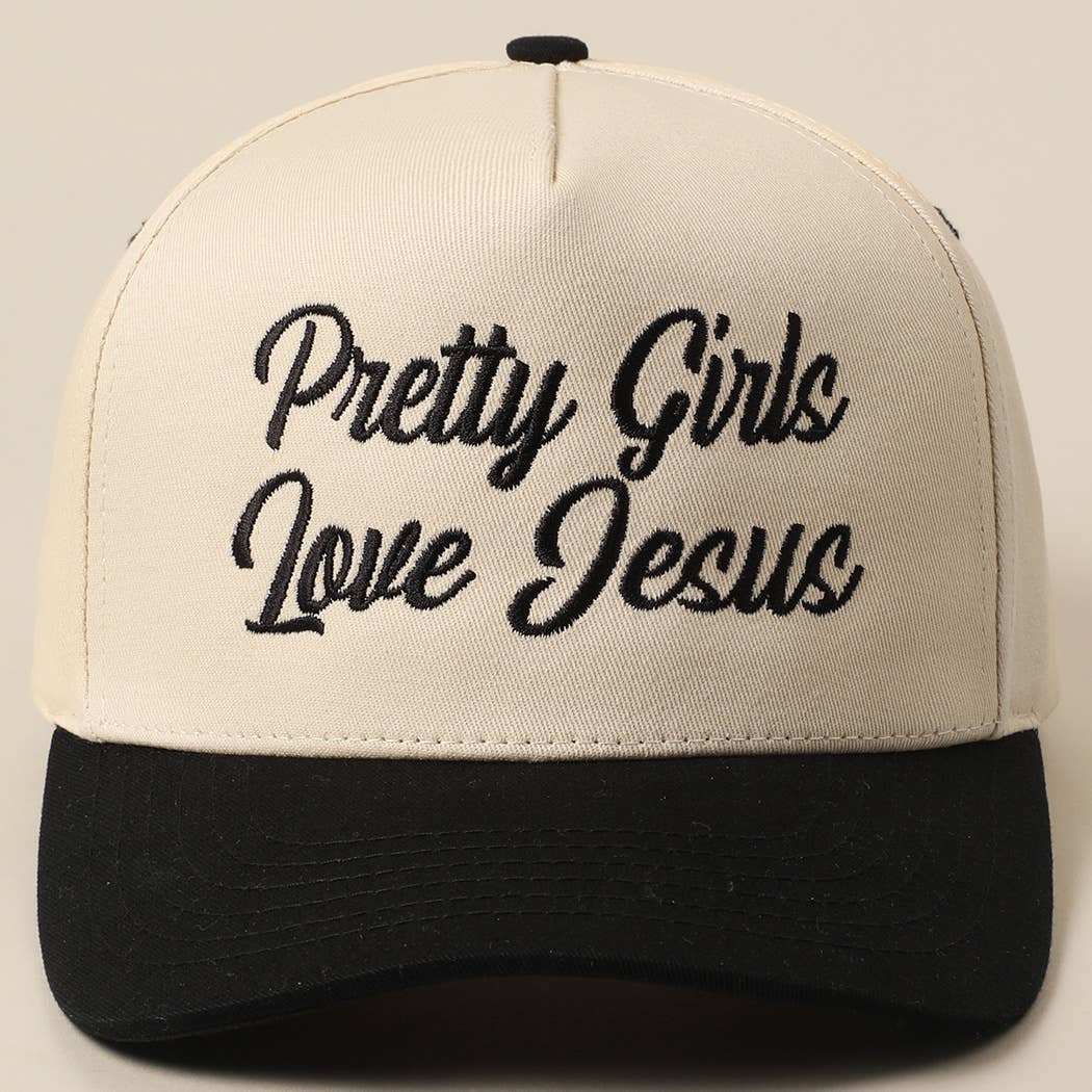 Pretty Girls Love Jesus Trucker Hat