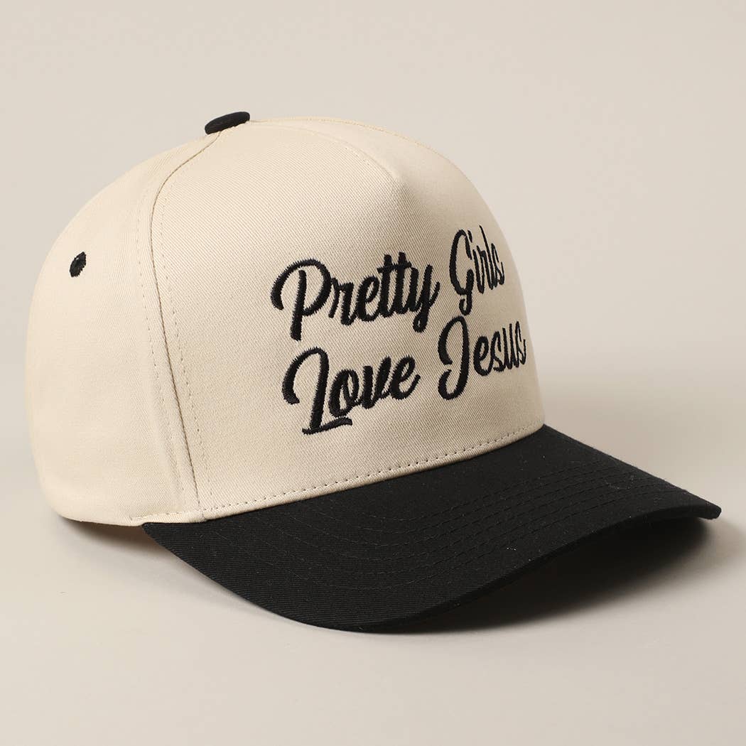 Pretty Girls Love Jesus Trucker Hat