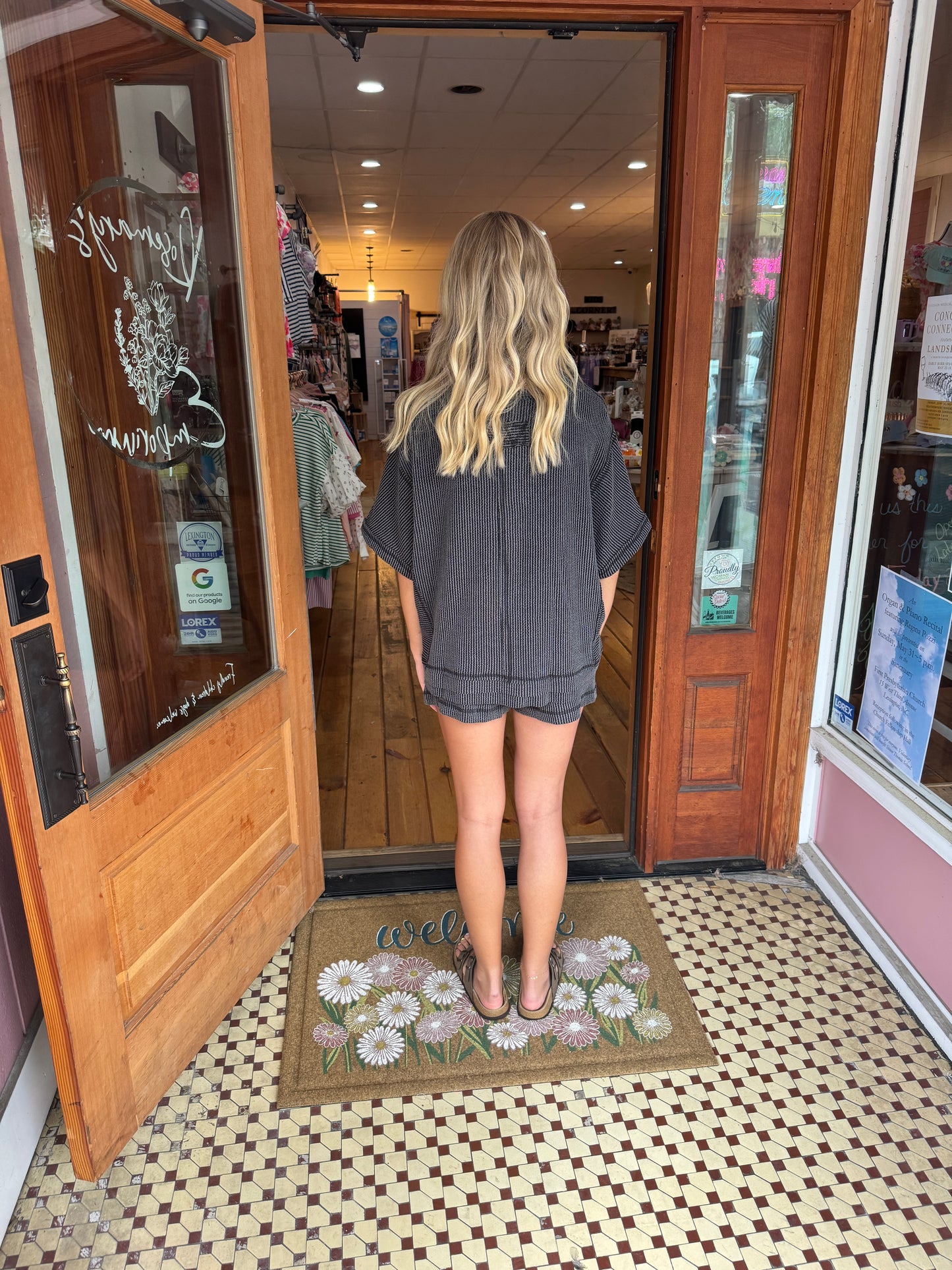 Ribbed Top & Shorts Set - Very J