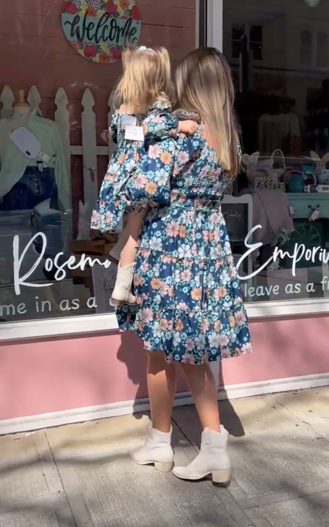 Women's Floral Mommy & Me Dress