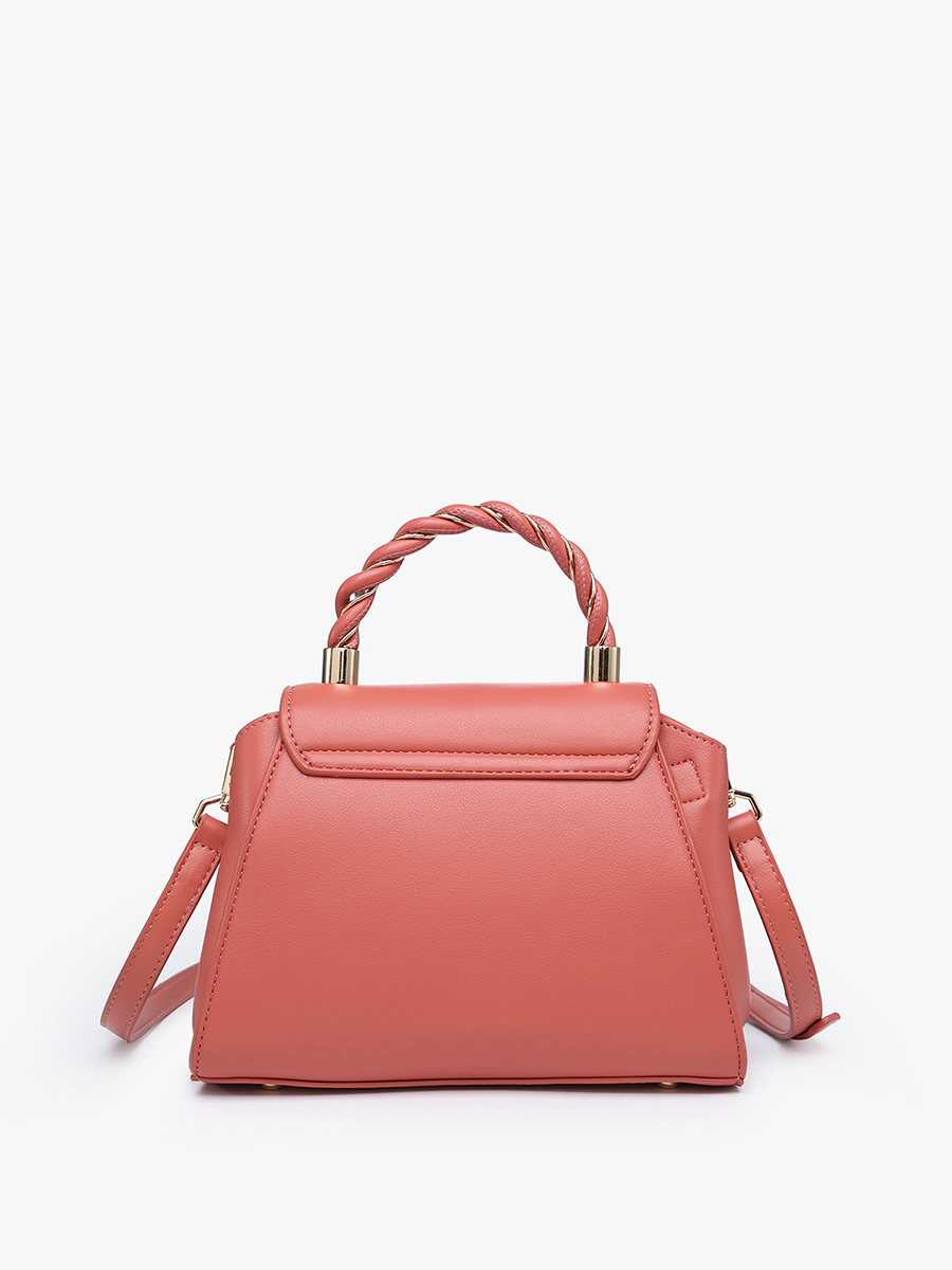 Clarke Twist Lock Small Satchel