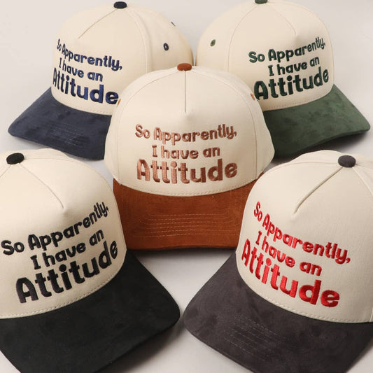 So Apparently I Have An Attitude Trucker Hat