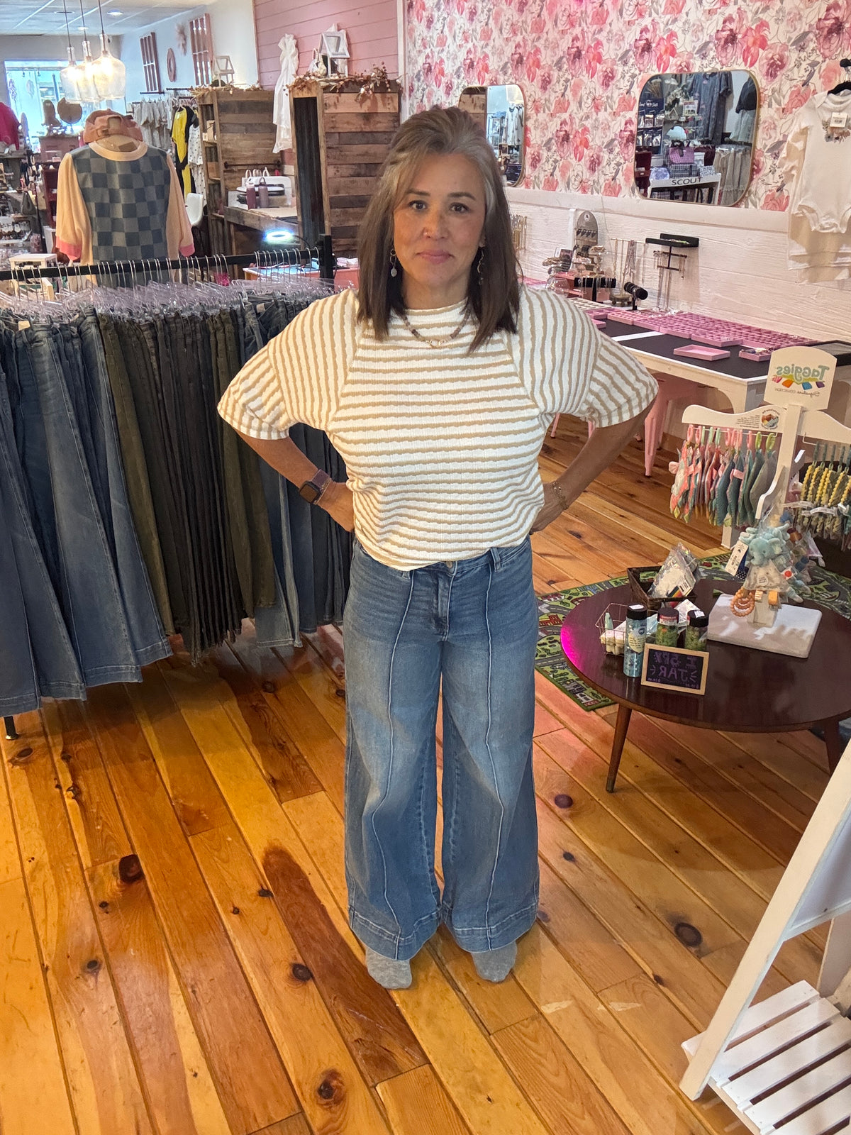 Palazzo Flare Jeans-Judy Blue