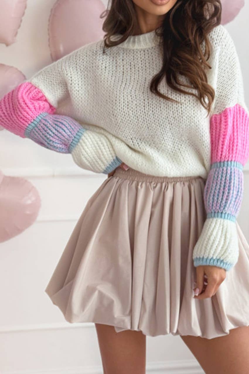 Valentine Colorblock Sweater