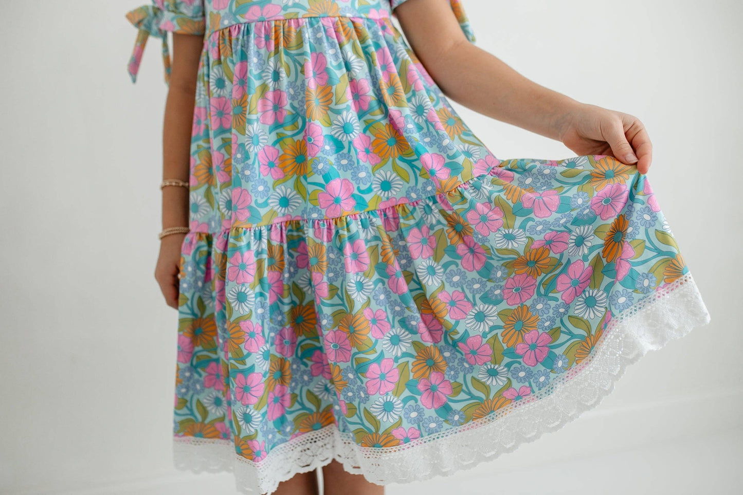 Vintage Floral & Lace Dress