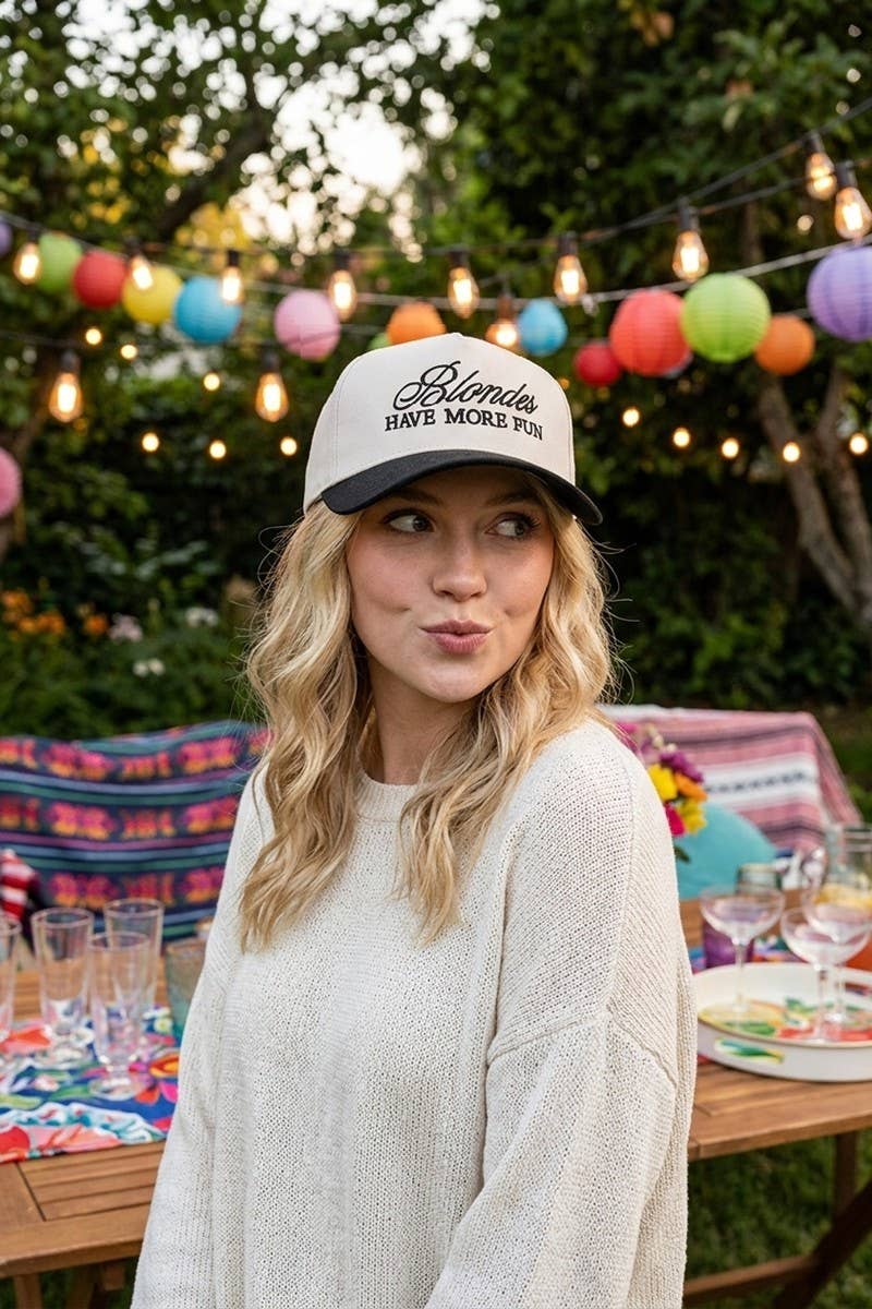 Blondes Have More Fun Hat