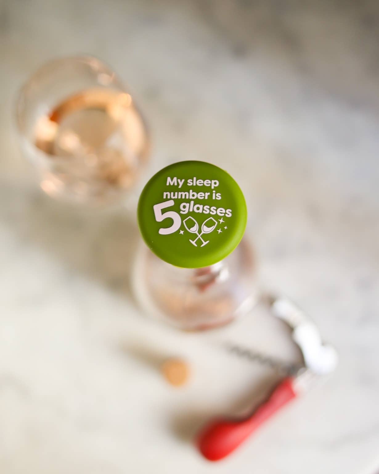 CapaBunga® - Wine Cap Counter Display | Retro Color Wine Stoppers