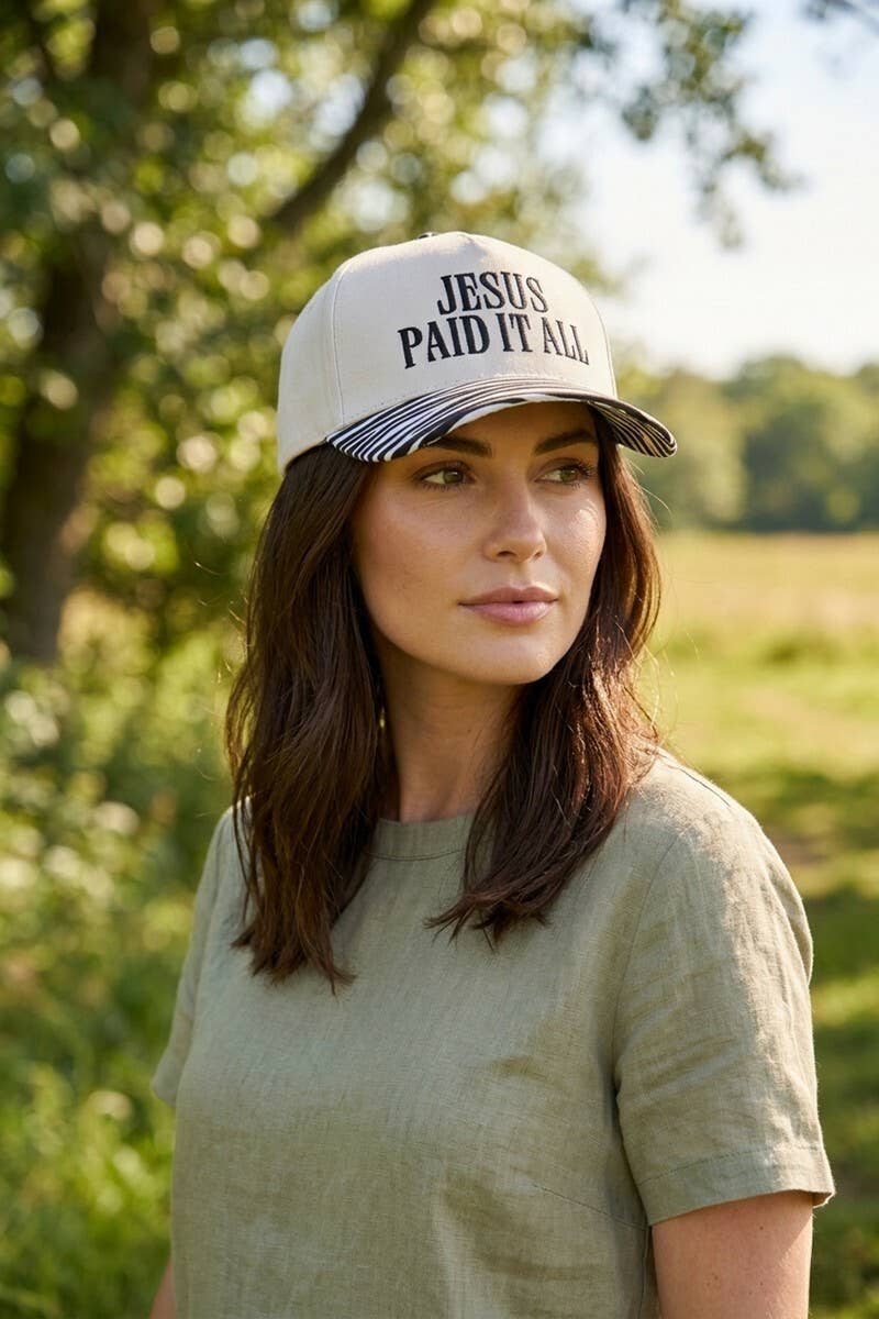 Jesus Paid It All Hat