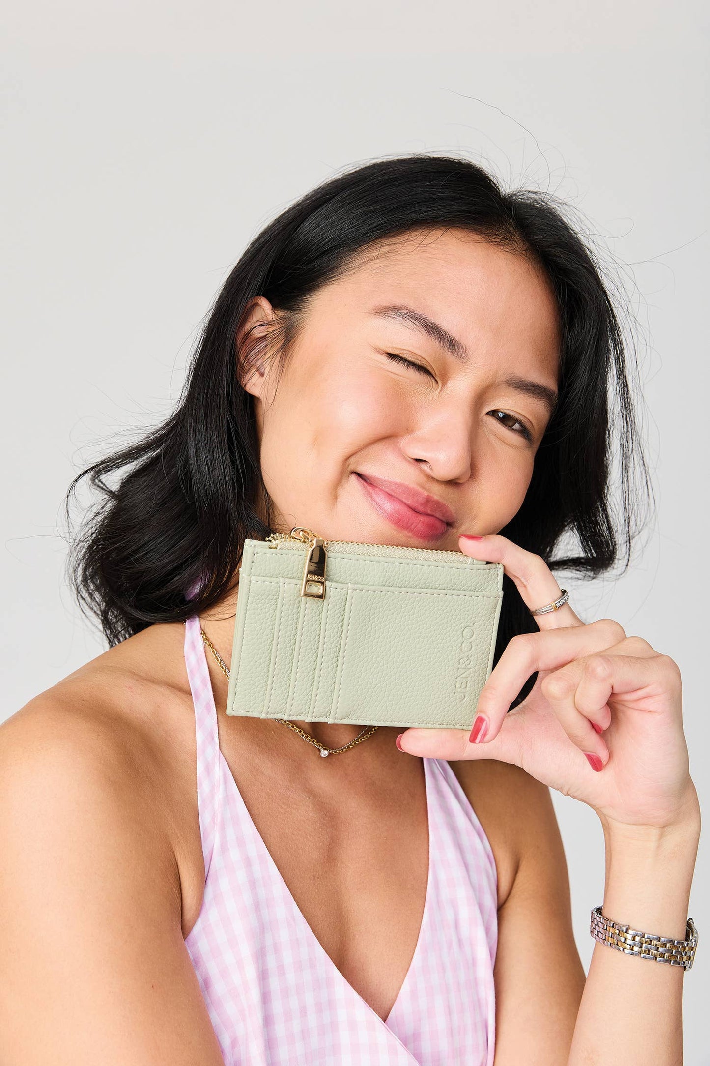Sia Zip Card Holder Wallet