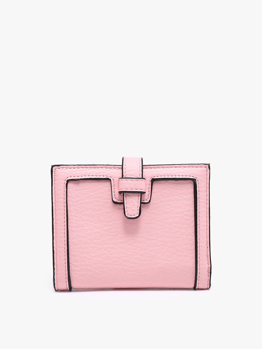Bessie Canvas Wallet w/ Slip Closure