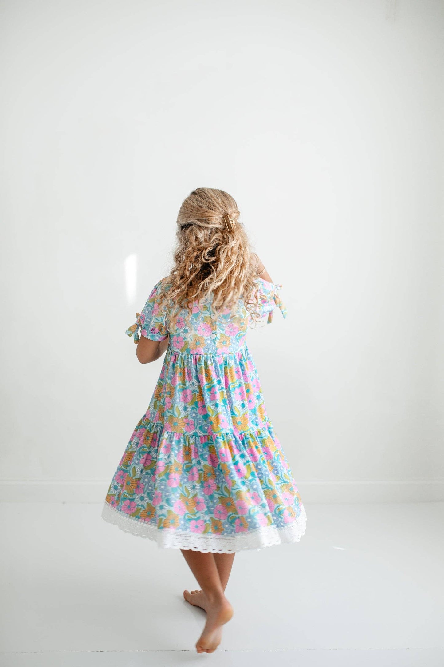 Vintage Floral & Lace Dress