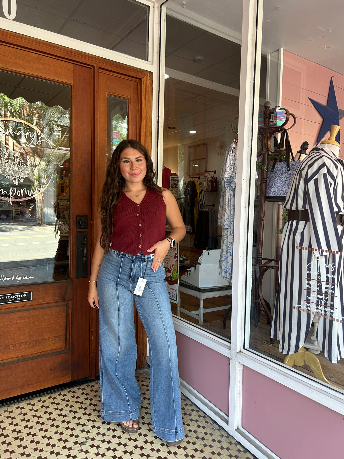 Palazzo Flare Jeans-Judy Blue
