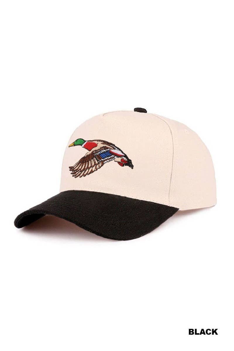 Mallard Two Tone Cotton Hat Zenana Consgt.