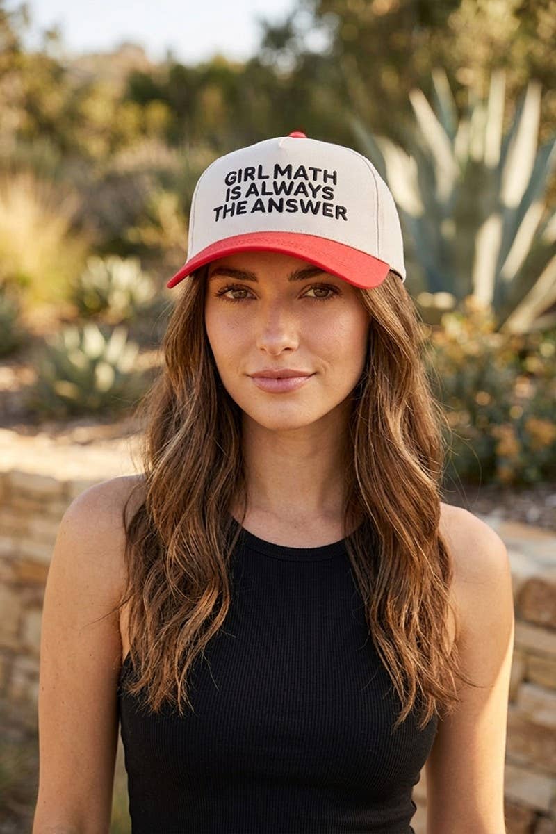 Girl Math Hat