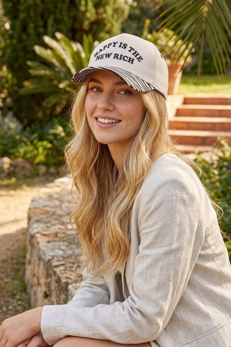 Happy Is The New Rich Hat