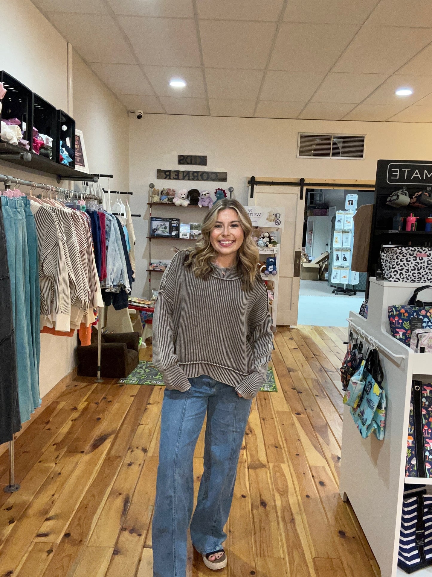 Oversized Cropped Sweater