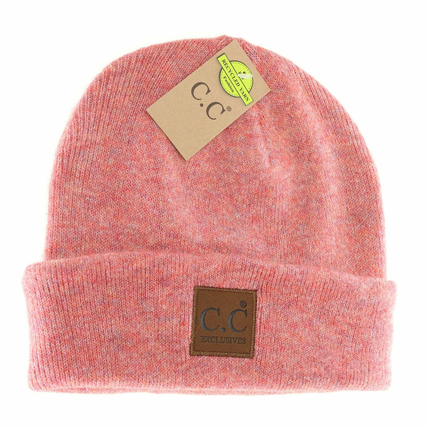 C.C Beanie w/Leather Patch