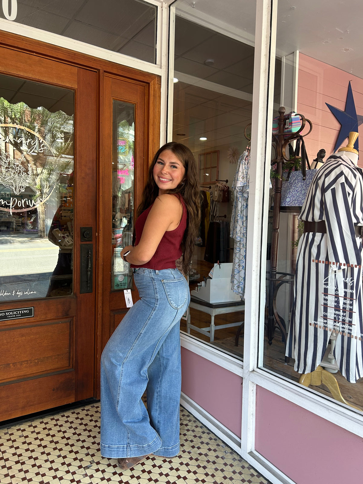Palazzo Flare Jeans-Judy Blue